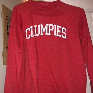 Four crew neck sweatshirts